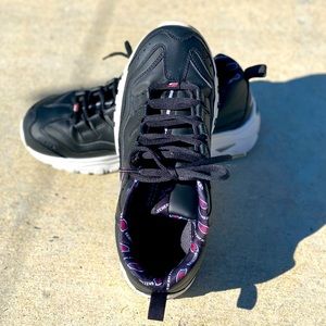 Skechers shoes.